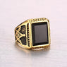 Gold-Color Cool Men Masonic Rings Stainless Steel Wedding Rings, 7