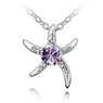 New Austria Crystal Starfish Love Pendants Necklace