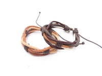 New Rope Leather Handmade Bracelet for Men - sparklingselections