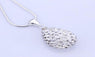 Rhinestones Water Drop Crystal Pendant Necklace