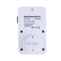24 Hour Programmable Mechanical Electrical Timer Power Switch - sparklingselections
