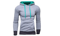 Fashionable Solid Fleece Hip Hop Hoodie pullover For Men - sparklingselections
