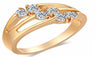 Cherry Shape AAA Zircon Gold Color Ring (7)