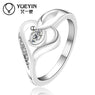 Silver Plated Rings with Cubic Zirconia For Women