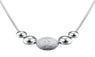 European Style Simulated White Round Pearl Necklace