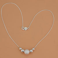 European Style Simulated White Round Pearl Necklace - sparklingselections