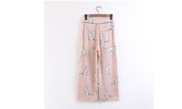 New Pink Cats Printed Loose Pants For Women - sparklingselections