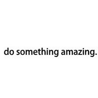 New Dashion "do something amazing" Lovely Quote Wall Sticker - sparklingselections