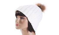 Hairball Winter Knitted Beanies  Hat For Women - sparklingselections