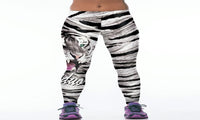 Women  Fitness Tiger 3D Digital Printing Legging - sparklingselections