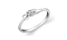 Sliver Color Round Cut White Crystal Cubic Zirconia Ring (6)