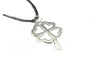Clover Leaf Small Pendants Leather Necklaces For Women
