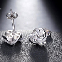 Genuine Silver Women Stud Earring - sparklingselections