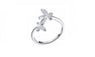 Women's Flower Design Sterling Silver Ring