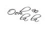 Ooh La La Bathroom Vinyl Art Stickers For Tile