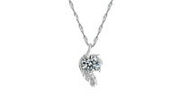 Crystal Leaves Design Pendant Necklace For Women - sparklingselections