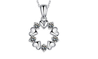 Silver color Flower Pendant for Women - sparklingselections