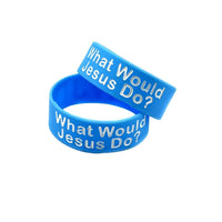 Unisex Religious Faith Bracelet What Would Jesus Do - sparklingselections