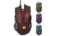 6 Buttons Game Pro 3200 DPI LED Optical 6D USB Wired Gaming Mouse - sparklingselections