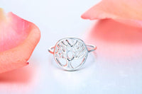 Tree Of Life Silver Plated Ring (7) - sparklingselections