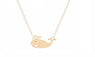 Chokers Dolphin Animals Gold Silver Chain Necklace for Women