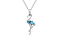Silver Plated Trendy Swan Pendant Necklace