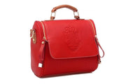 Fashionable Synthetic Leather Vintage Women Handbag - sparklingselections