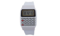 Unisex Silicone Multi-Purpose Date Time Electronic Wrist Calculator - sparklingselections