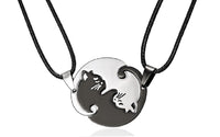 Feminine Titanium Steel Animal Cat Pendants Necklace - sparklingselections