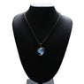 Valentine's Day Sky Double-sided Transparent Glass Ball Pendant Necklace