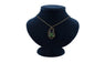 New Golden Dried Flowers Cute Cat Pendants Necklace