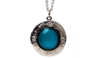 Oval Openable Lockets Photo Frame Pendant Necklace - sparklingselections