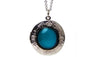 Oval Openable Lockets Photo Frame Pendant Necklace