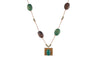 Beautiful Handmade Choker Wood Beads Pendant Necklace