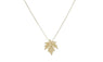 New Stylish Gold Maple Leaf Pendant Necklace For Women