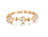 Cubic Zircon Heart Design Women Jewelry Bracelets - sparklingselections
