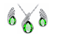 New Silver Color Longway Fashion Rhinestone Jewelry Sets - sparklingselections
