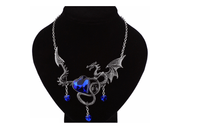 New Fly Dragon Heart Chokers Necklace For Women - sparklingselections