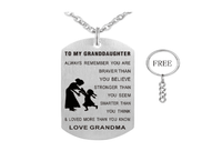 New Tag Grandma to Her Daughter Necklace - sparklingselections