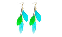 High Quality Feather Earrings New Dangle Statement Wedding Earrings Accessories For Women, Girls - sparklingselections