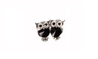 Vintage Crystal Owl Stud Earrings For Women - sparklingselections