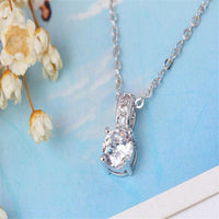 1pc Cubic Zirconia Decorated Women Panda Pendant Necklace For Party,  Vacation, Festival Gift