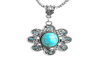 Special Bohemia Style Cute Lovely Flower Pretty Pendant Necklace - sparklingselections