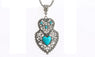 Tibetan Flower Leaf Pendant Necklace