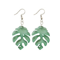 Women Geometric Leaf Plant Beautiful Earrings Fashion Drop Wedding Occasions Jewelry - sparklingselections