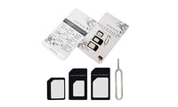 4 in 1 Nano Micro SIM Adopters Standard SIM Card Eject Pin For iphone - sparklingselections