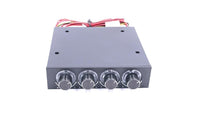 4 Channel Speed Fan Controller with Blue LED Controller - sparklingselections