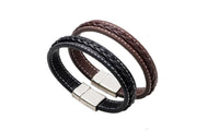 Charms Leather Bracelet Men - sparklingselections