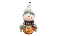 Santa Claus Snowman Elk Christmas Candy Packaging Jar - sparklingselections