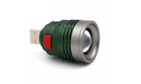 Portable USB Handy Powerful LED Flashlight For Hunting camping - sparklingselections